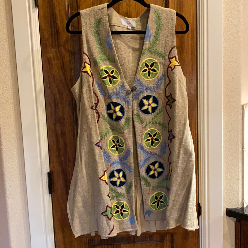 Roja Embroidered Vest